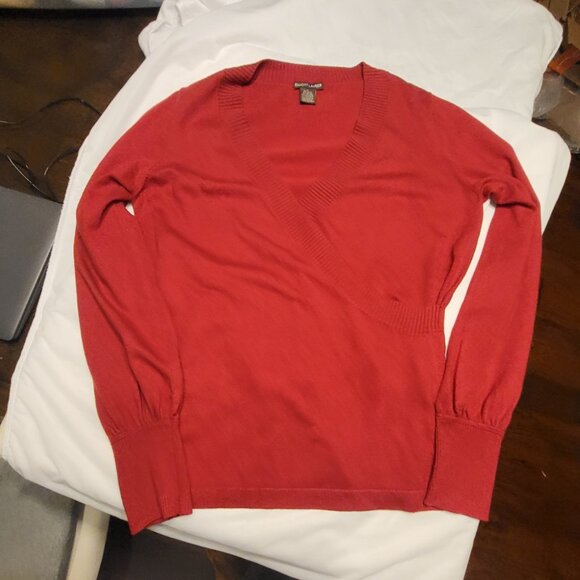 Elliott Lauren Sweater Deep V-Neck Silk Cashmere Blend Quiet Luxury - Picture 10 of 16